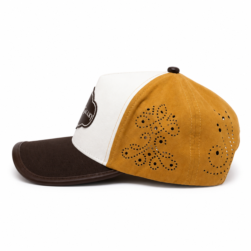 BROGUE HAT (THREE-TONE) (PRE-ORDER) angle 3